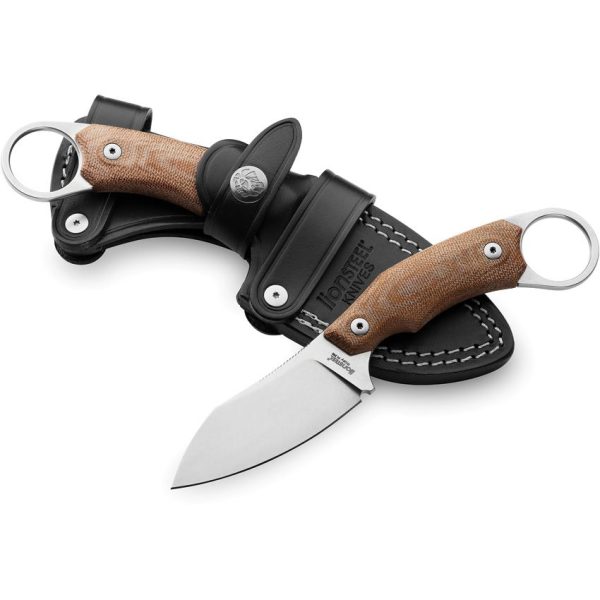 LionSTEEL H1 Fixed Blade Skinner M390 Canvas Micarta Italy