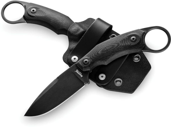 LionSTEEL H2 Fixed Blade M390 Black G10 Kydex Sheath