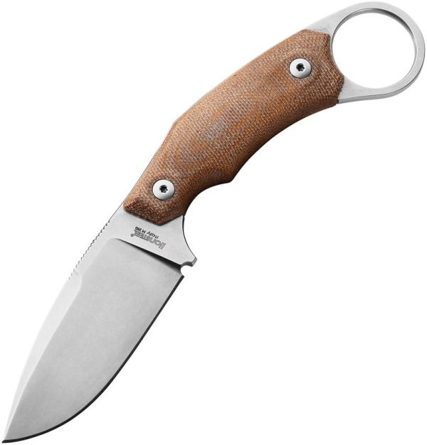 LionSTEEL H2 Fixed Blade Drop Point M390 Micarta Knife