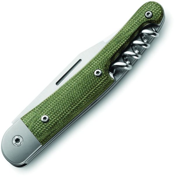LionSTEEL Jack Folder - Green Micarta EDC