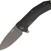 LionSTEEL KUR Linerlock Folding Knife Sleipner Steel Black G10