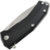 LionSTEEL KUR Linerlock Folding Knife Sleipner Steel Black G10