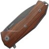 LionSTEEL KUR Linerlock Santos Wood Folding Knife Sleipner Steel