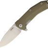LionSTEEL KUR Linerlock Green G10 Folding Knife Sleipner Steel
