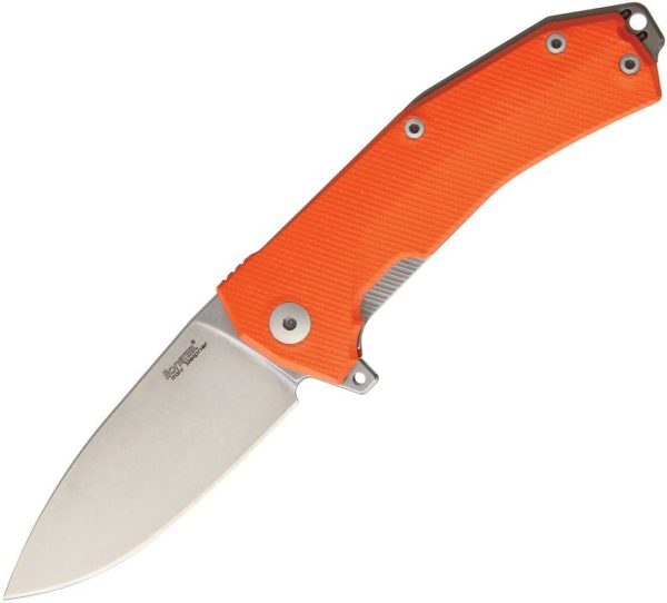 LionSTEEL KUR Orange G10 Folding Knife Sleipner Steel