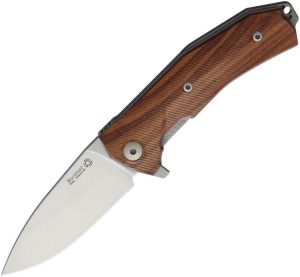 LSTKURST.jpg LionSTEEL KUR Linerlock Folding Knife Sleipner Steel Santos Wood