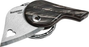 LionSTEEL LionBeat Heart Horn Folding Knife 440 Stainless