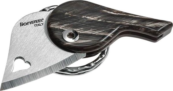 LSTLBCO.jpg LionSTEEL LionBeat Heart Horn Folding Knife 440 Stainless