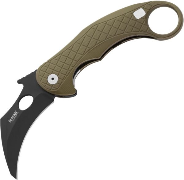 LionSTEEL L.E.ONE Framelock Green CPM MagnaCut Folding Knife