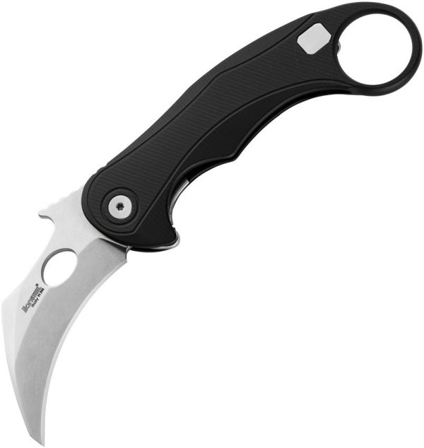 LionSTEEL LEone Mid Framelock Black M390 Folding Knife