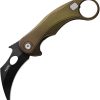 LionSTEEL LEone Mid Framelock Green M390 Folding Knife