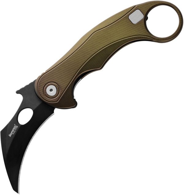 LionSTEEL LEone Mid Framelock Green M390 Folding Knife