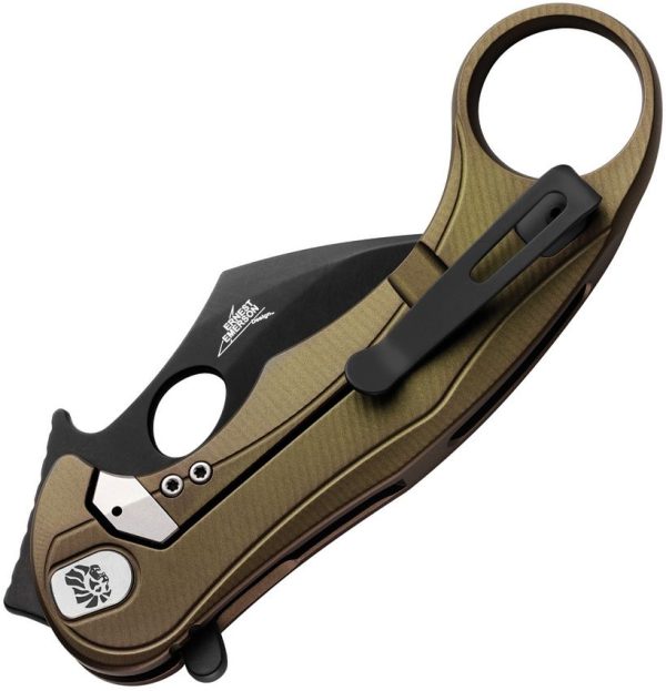 LionSTEEL LEone Mid Framelock Green M390 Folding Knife