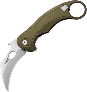 LionSTEEL LEone Mid Framelock Green M390 Folding Knife