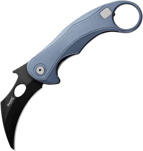 LionSTEEL LEone Mid Framelock Blue M390 Folding Knife