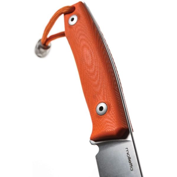 LionSTEEL M1 Fixed Blade Orange G10 M390 Stainless Steel