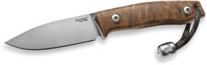 LionSTEEL M1 Fixed Blade Walnut M390 Stainless 3in