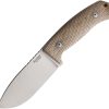 LSTM3CVN.jpg LionSTEEL M3 Fixed Blade Niolox Natural Canvas Micarta