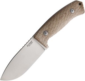 LionSTEEL M3 Fixed Blade Niolox Natural Canvas Micarta