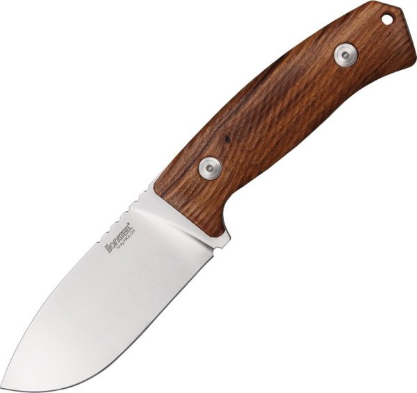 LionSTEEL Hunter Fixed Blade Niolox Steel Santos Wood Handle