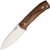 LionSTEEL M4 Fixed Blade Knife M390 Stainless Santos Wood