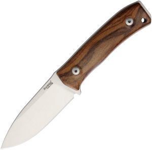 LionSTEEL M4 Fixed Blade Knife M390 Stainless Santos Wood