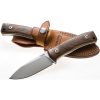 LionSTEEL M4 Fixed Blade Walnut Wood Handle M390 Steel