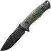 LionSTEEL M5 Fixed Blade Green Micarta Sleipner Steel
