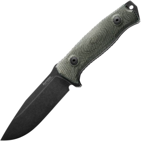 LionSTEEL M5 Fixed Blade Green Micarta Sleipner Steel