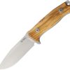 LionSTEEL M5 Fixed Blade Olive Wood Sleipner Steel Italy