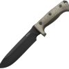 LionSTEEL M7 Fixed Blade 7in - Black Sleipner
