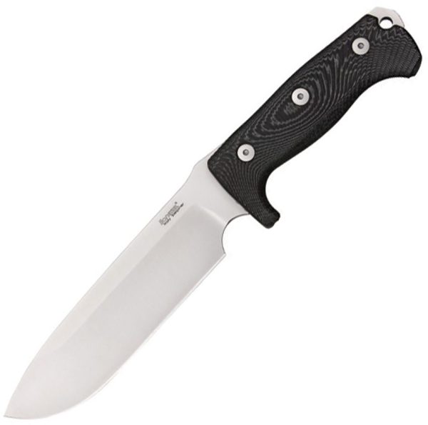 LionSTEEL Fixed Blade 7" Sleipner Steel Black Micarta Kydex
