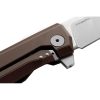 LionSTEEL Myto Framelock Folding Knife M390 Brown Aluminum