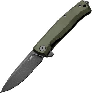 LionSTEEL Myto Framelock Green Aluminum M390 Folding Knife