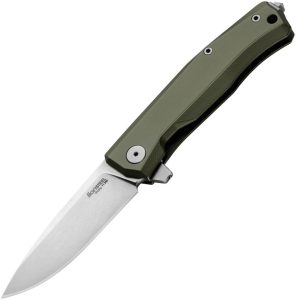 LionSTEEL Myto Framelock Green Aluminum M390 Folding Knife