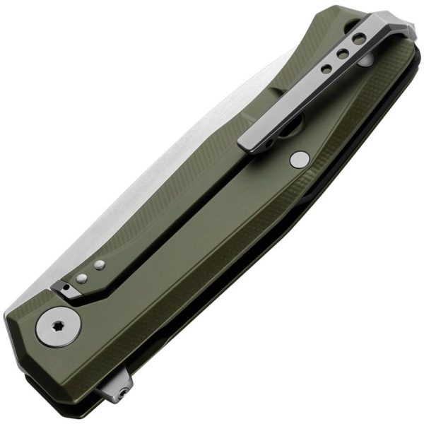 LionSTEEL Myto Framelock Green Aluminum M390 Folding Knife