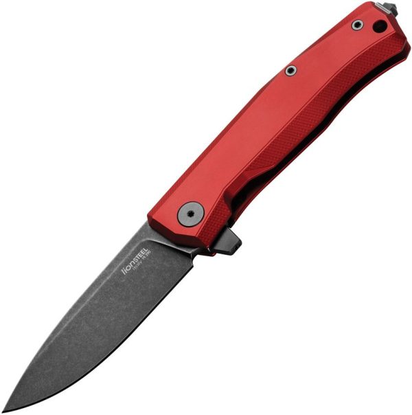 LionSTEEL Myto Framelock Red Aluminum M390 Folding Knife