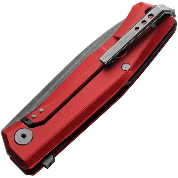 LionSTEEL Myto Framelock Red Aluminum M390 Folding Knife