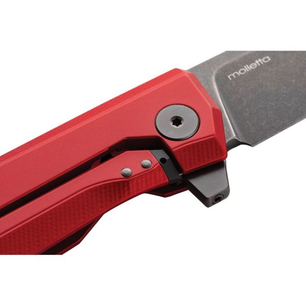 LionSTEEL Myto Framelock Red Aluminum M390 Folding Knife