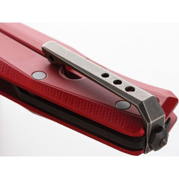 LionSTEEL Myto Framelock Red Aluminum M390 Folding Knife