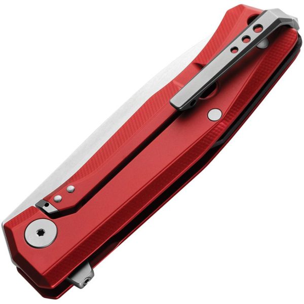 LionSTEEL Myto Framelock Red Aluminum M390 Folding Knife