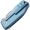 LionSTEEL Nano Framelock Blue Titanium CPM MagnaCut Folding Knife