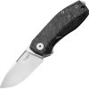 LionSTEEL Nano Framelock Carbon Fiber Folding Knife CPM MagnaCut