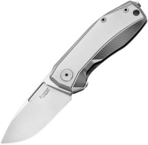 LionSTEEL Nano Framelock - Gray Titanium