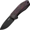 LionSTEEL Nano Framelock Purple Haze CPM MagnaCut Folding Knife