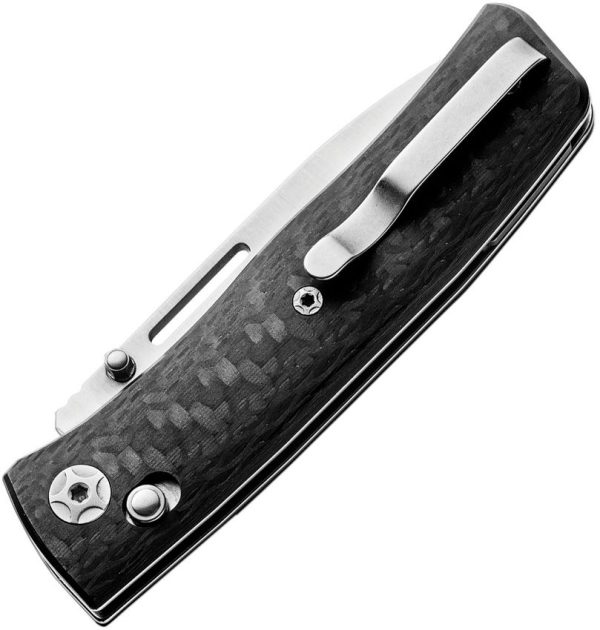 LionSTEEL Nini 1 Crossbar Lock Folding Knife M390 Carbon Fiber