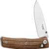 LionSTEEL Nini 1 Folding Knife M390 Natural Micarta Crossbar
