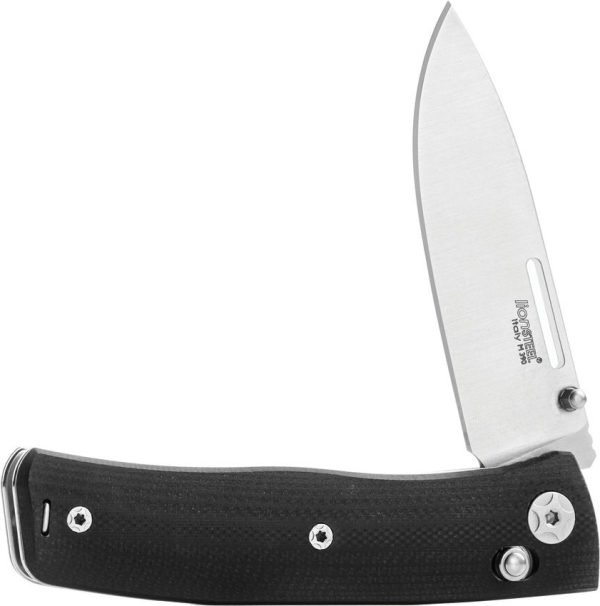 LionSTEEL Nini 1 Crossbar Lock Folding Knife M390 Black G10