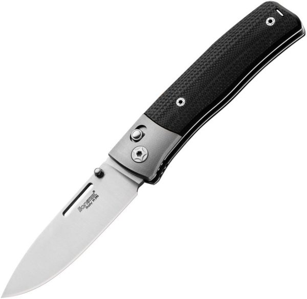 LionSTEEL Nini 2 Crossbar Lock Folding Knife M390 Black G10