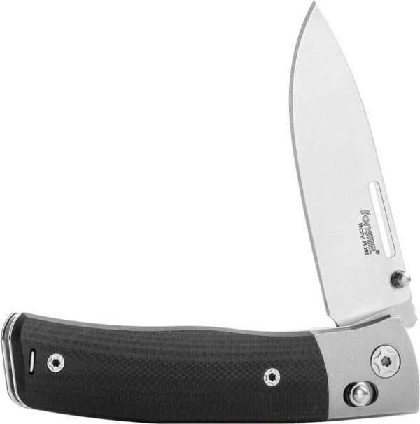 LionSTEEL Nini 2 Crossbar Lock Folding Knife M390 Black G10